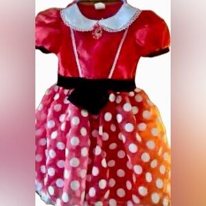 Minnie Mouse Costume Dress Minnie Mouse girl dress size medium 7/8